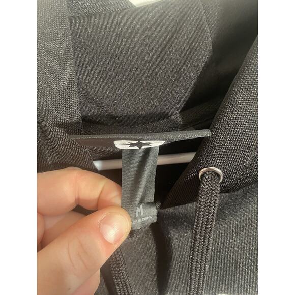 Polaris Spellout Logo Black Hoodie Men’s Size Medium - Picture 7 of 11